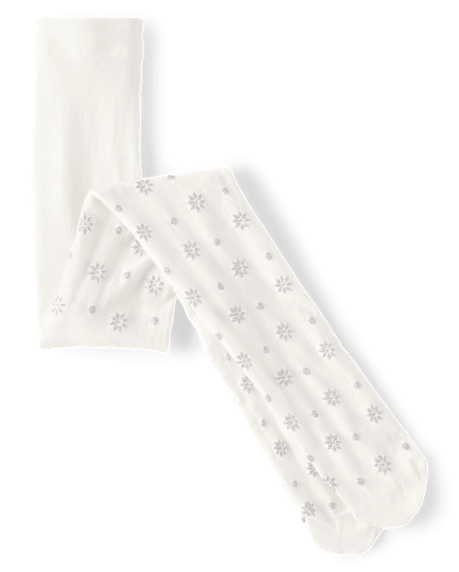 Girls Snowflake Tights - Holiday Express - view 1