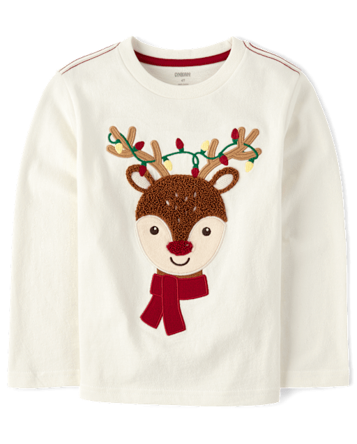 Boys Christmas Reindeer Top - Holiday Express