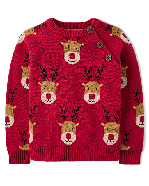 Boys Reindeer Sweater - Holiday Express - view 1