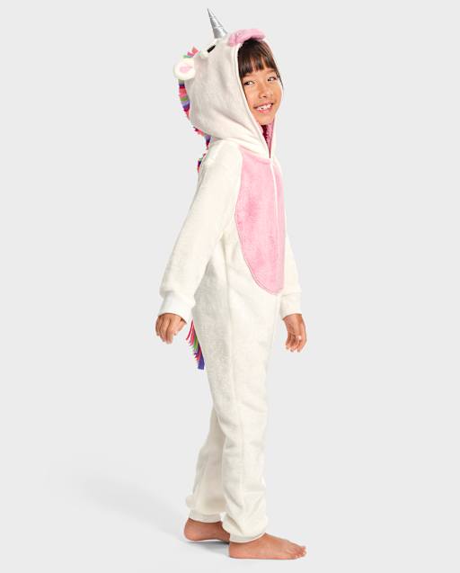 Girls Unicorn One-Piece Pajamas - Gymmies