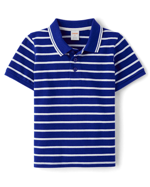 Boys Striped Polo - Little Essentials