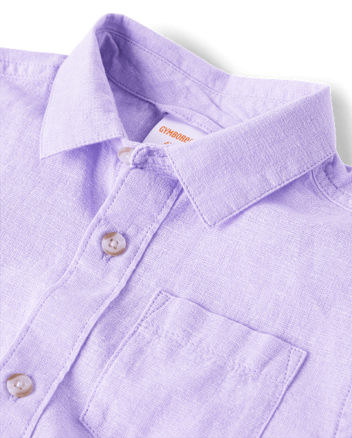 Kids Linen-Blend Button Up Shirt - lbl_product_image_view_2