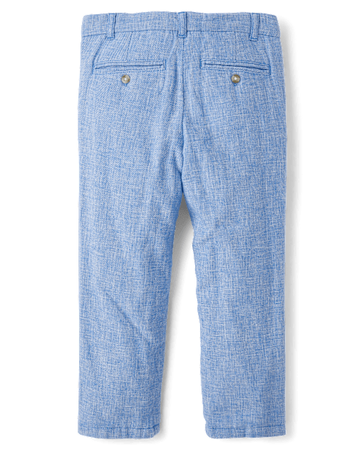 Boys Linen-Blend Dress Pants - Special Occasions - view 2