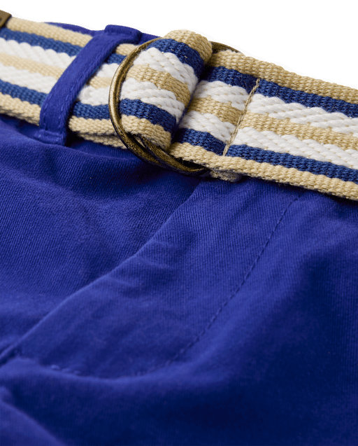 Boys Belted Chino Pants - Blue Belle - lbl_product_image_view_2