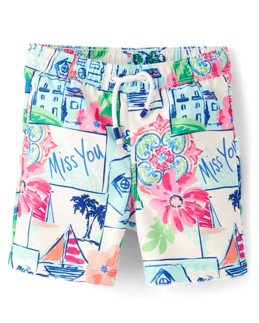 Boys Vacation Swim Trunks - Swim