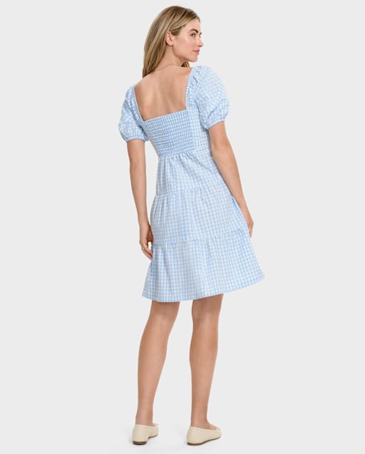 Womens Mommy And Me Gingham Tiered Dress - Garden Party - lbl_product_image_view_2