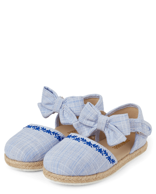 Girls Floral Espadrilles - Italian Riviera