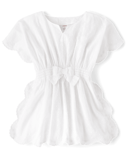 Girls Eyelet Cover-Up - Swim