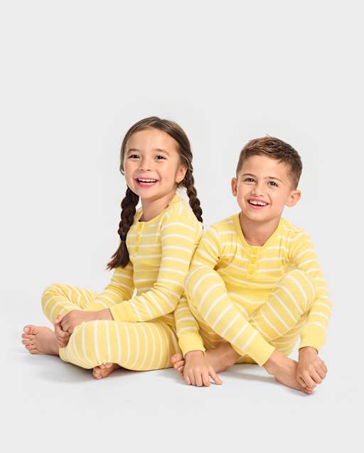 Pyjama rayé en coton ajusté pour enfant - Gymmies