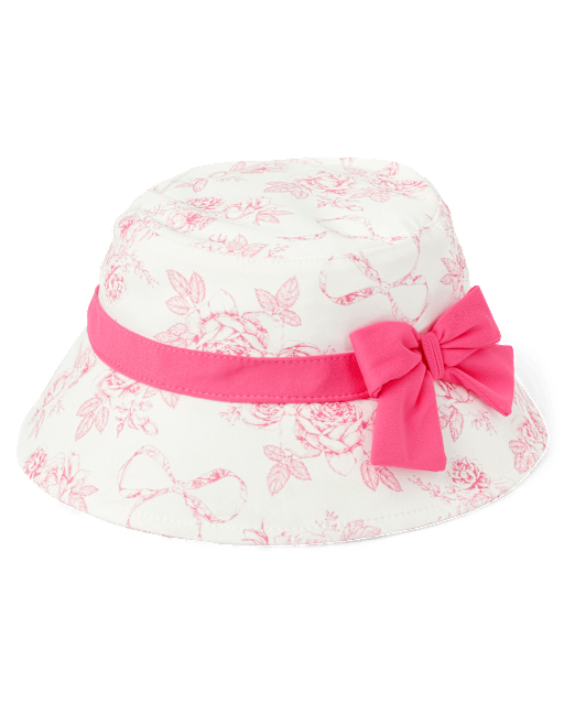 Girls Floral Bucket Hat - Swim