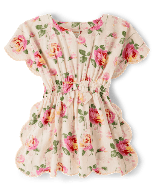 Girls Floral Cover-Up - Swim