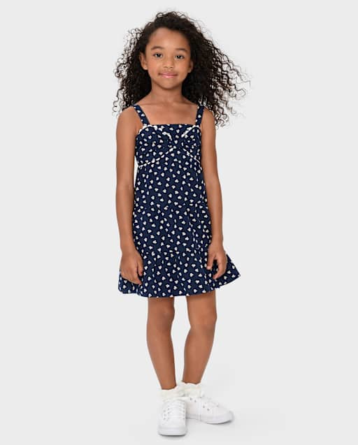 Girls Star Tiered Dress - American Cutie