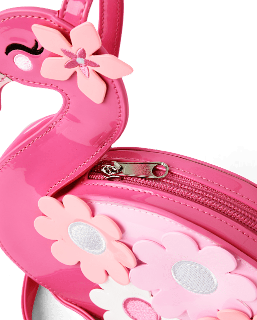 Girls Flamingo Bike Shorts - Seaside Palms - Pink
