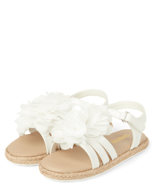 Girls Flower Sandals - Little Essentials