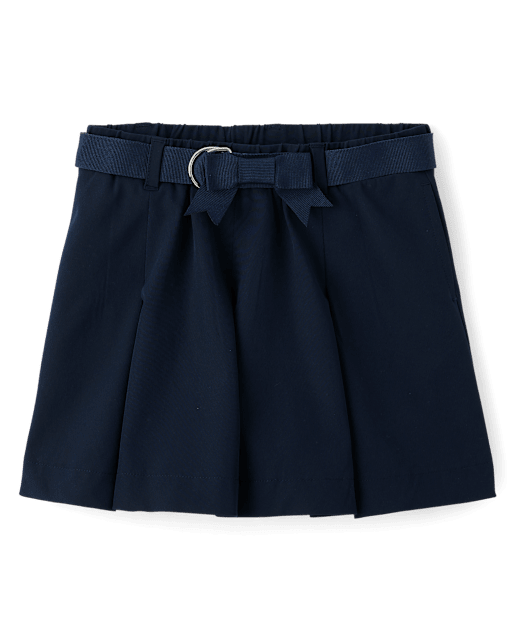 Girls Quick Dry Pleated Skort - Uniform