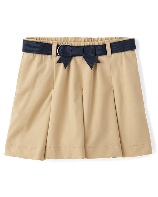 Girls Quick Dry Pleated Skort - Uniform