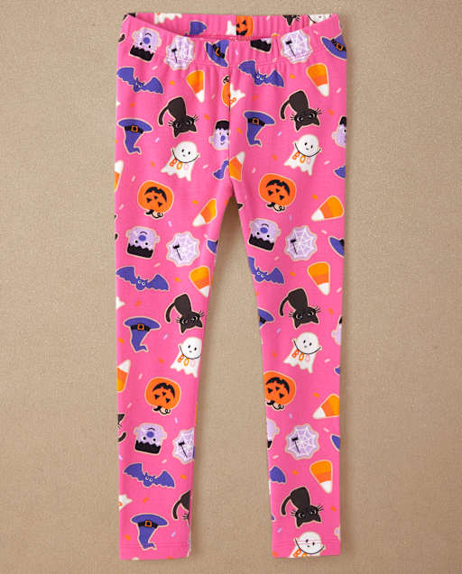Girls Halloween Leggings - Halloween