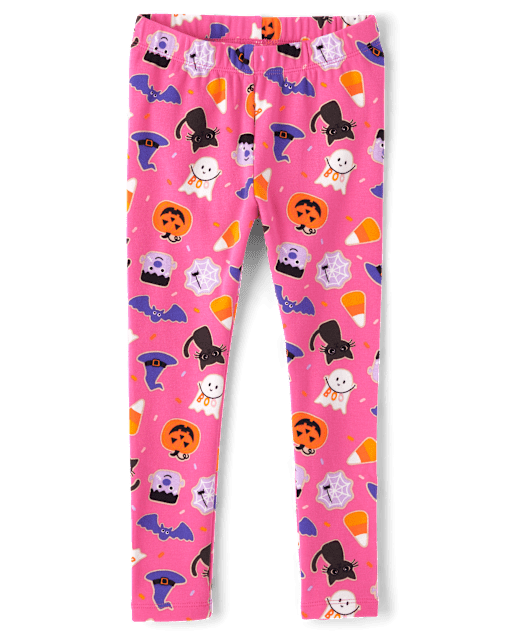 Girls Halloween Leggings - Halloween