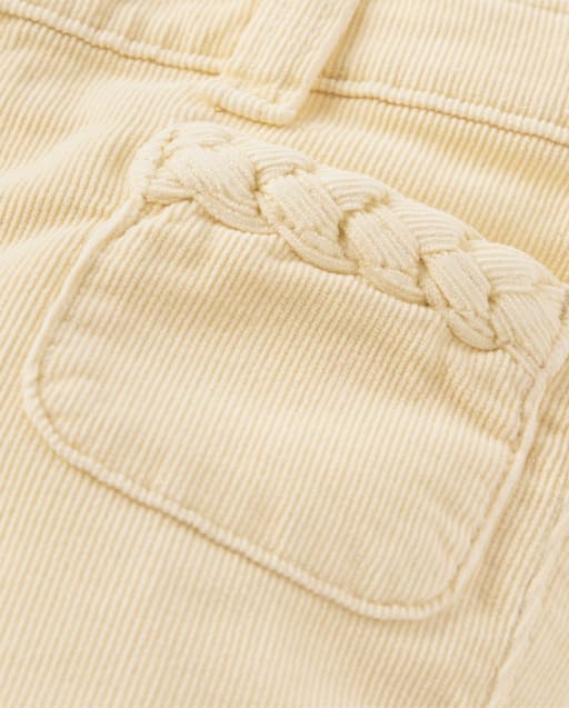 Pantalon large en velours côtelé à poches plaquées tressées pour filles - Highland Hills - lbl_product_image_view_2