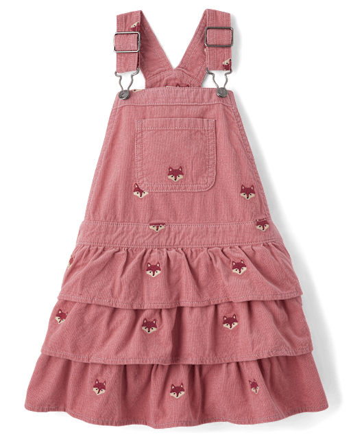 Girls Sherpa-Lined Corduroy Jacket - Country Charm - Flora