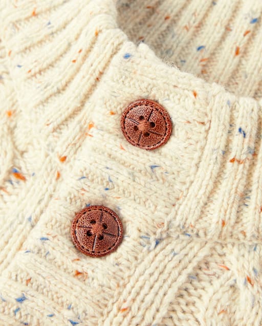 Pull à col montant en maille torsadée texturée pour garçon - Little Essentials - lbl_product_image_view_2