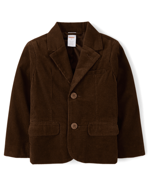 Boys Embroidered Construction Layered Top - Country Charm - Antler brown