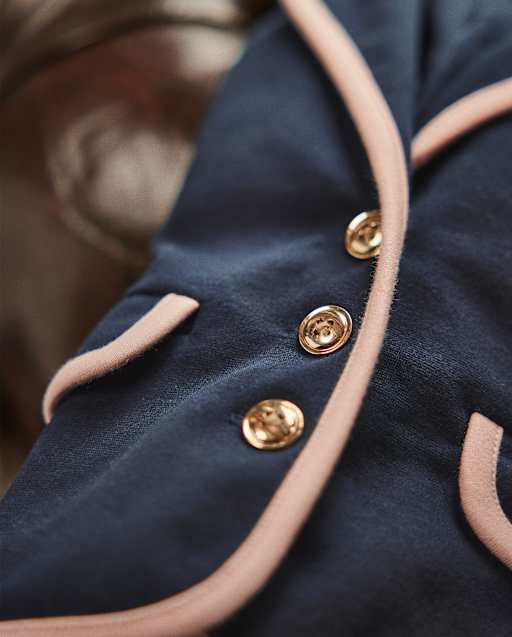 Blazer à bordures contrastées pour filles - Campus Cuties - lbl_product_image_view_2