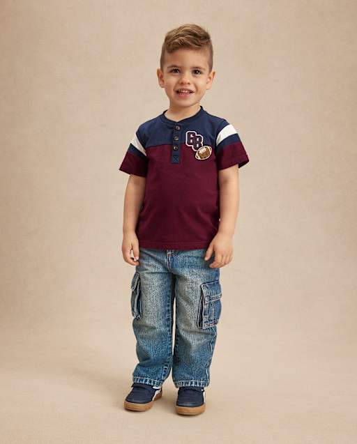 Kids Baggy Cargo Jeans - Little Essentials