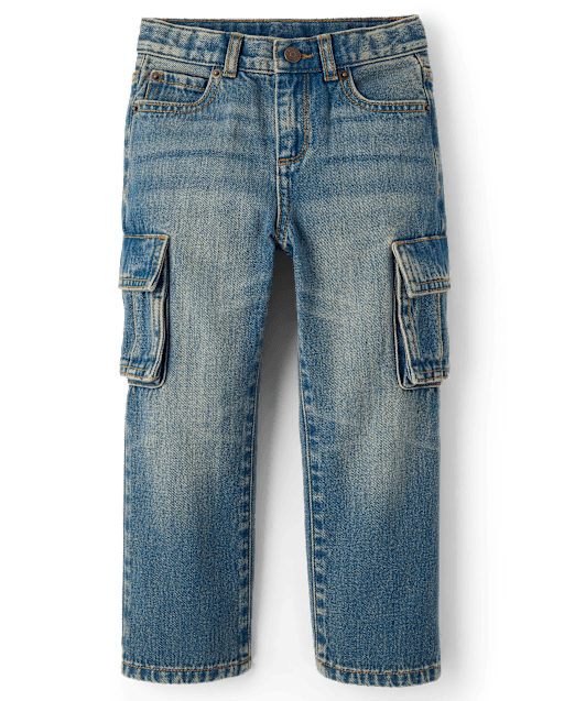 Kids Baggy Cargo Jeans - Little Essentials