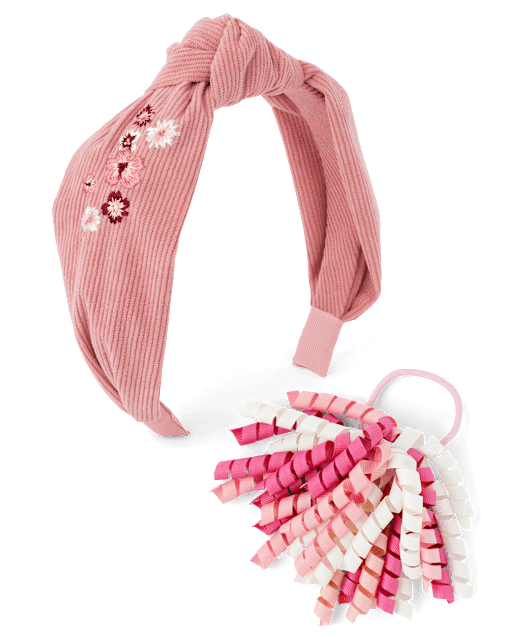 Girls Cowgirl Curly Hair 3-Piece Set - Prairie Fields