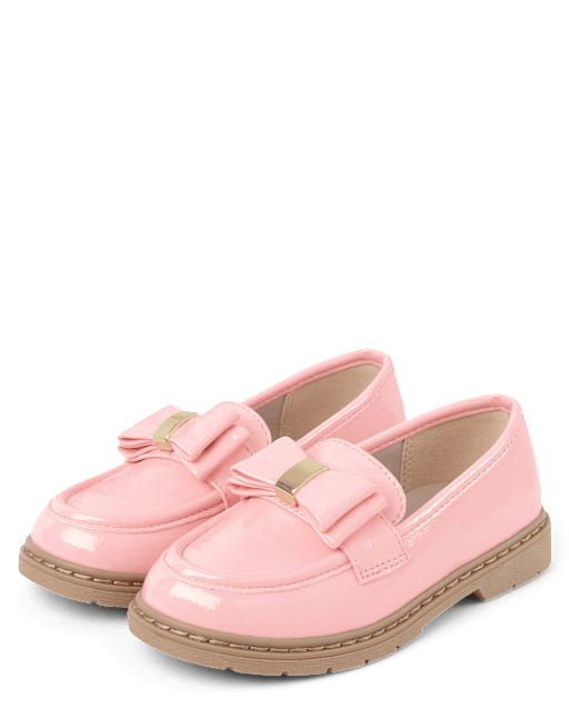 Girls Bow Loafers - Campus Cuties