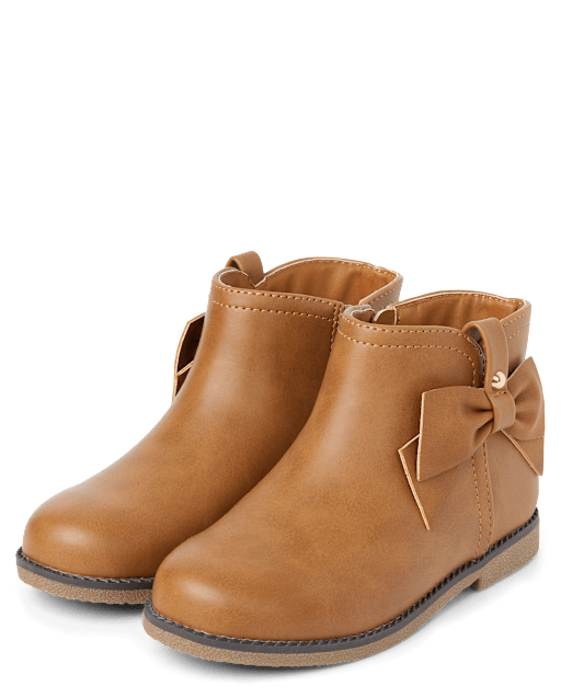Girls Bow Booties - Little Essentials