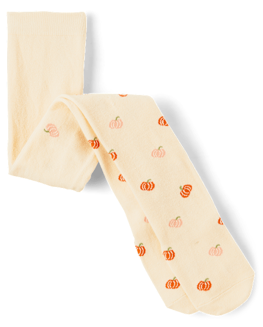 Girls Pumpkin Tights - Fall Celebrations