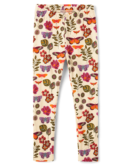 Girls Butterfly Leggings - Fall Celebrations