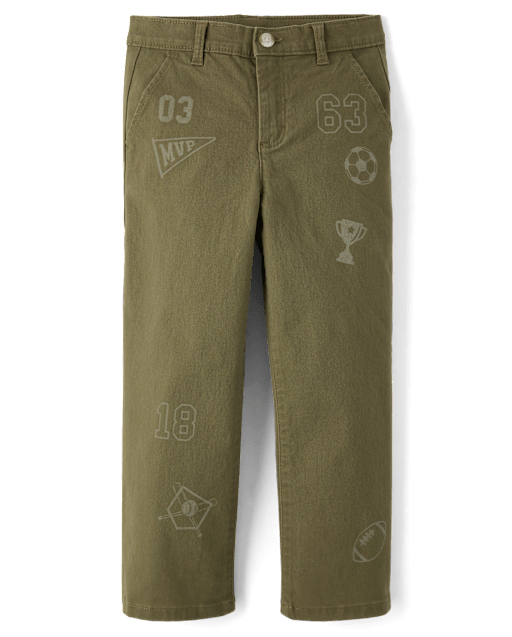 Kids Varsity Baggy Chino Pants - Campus Cuties