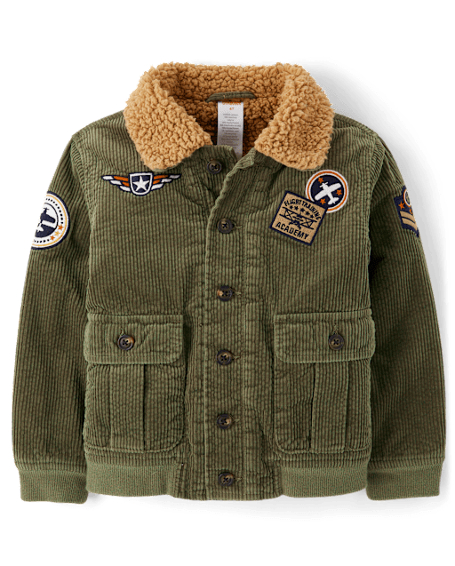 Boys Embroidered Aviator Patch Corduroy Jacket - Highland Hills - lbl_product_image_view_2
