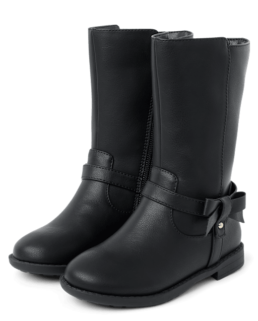 Bottes hautes à nœud pour filles - Little Essentials