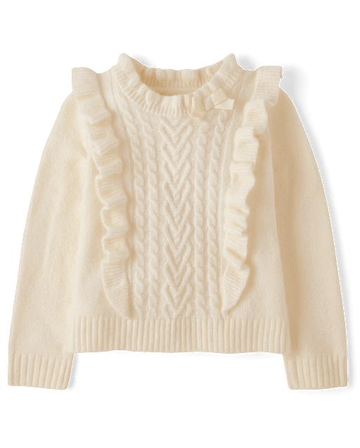 Pull à torsades pour fille - Noël royal - lbl_product_image_view_2