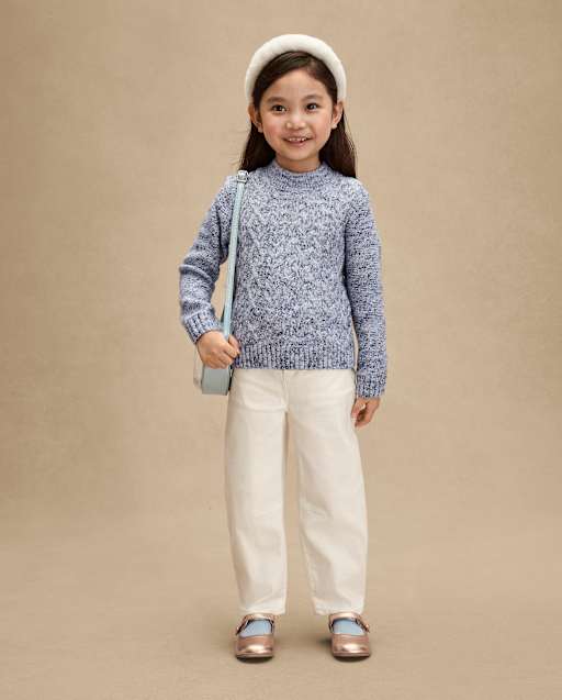 Girls Barrel Jeans - First Frost