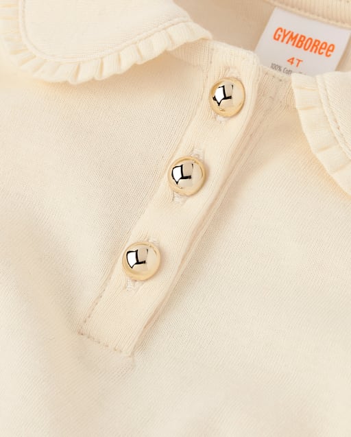 Girls Ribbed Peter Pan Top - Little Essentials - lbl_product_image_view_2