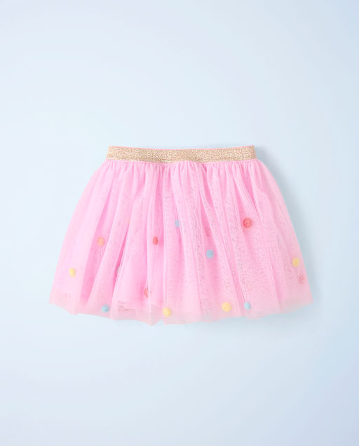 Girls Pom Pom Mesh Tutu Skirt - New York City Ballet by GYMBOREE - view 2