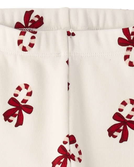 Leggings d'hiver chauds pour filles, motif canne à sucre - Noël royal - lbl_product_image_view_2