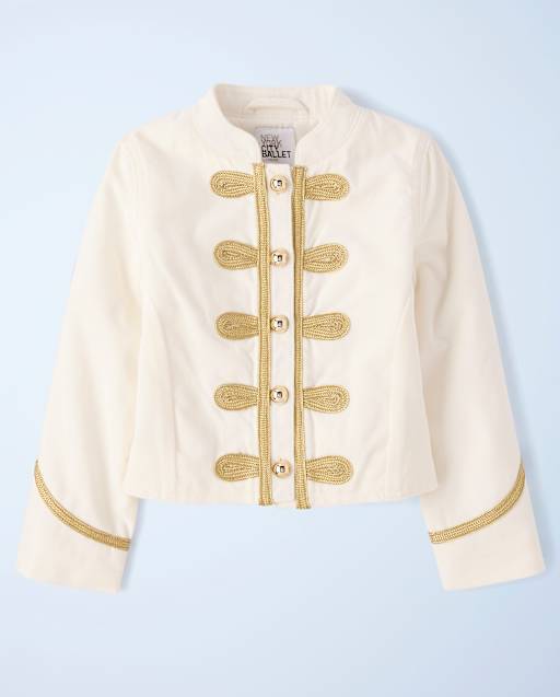 Girls Embroidered Velvet Band Jacket - New York City Ballet by GYMBOREE