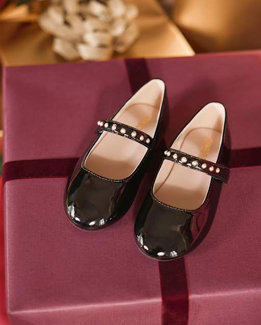 Ballerines à fausses perles pour fille - Petit Paris
