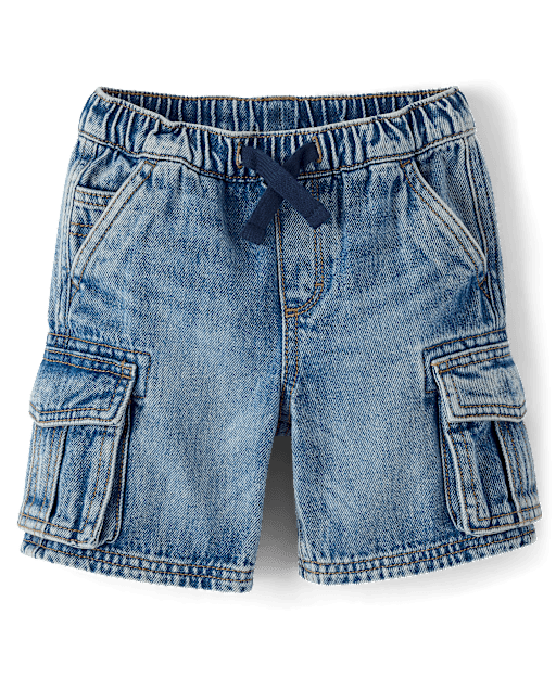 Short cargo en jean pour garçon - Little Essentials - lbl_product_image_view_2