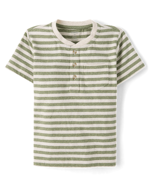 Boys Striped Linen-Blend Henley Top - Linen Edit - lbl_product_image_view_2