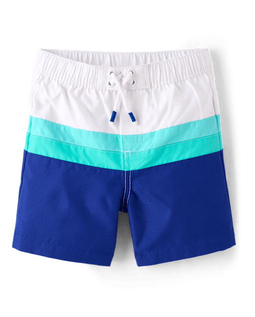 Boys Colorblock Swim Trunks - Swim Shop - view 2