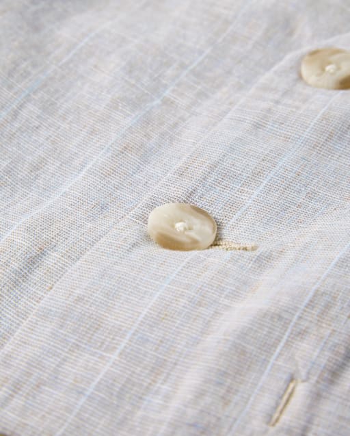 Boys Striped Linen-Blend Vest - Special Occasions - lbl_product_image_view_2