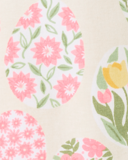 Girls Floral Easter Egg Leggings - Enchanted Garden - view 2