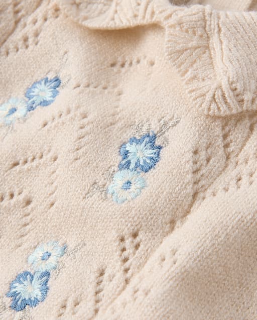 Boys Cable Knit Sweater Polo - Signs of Spring